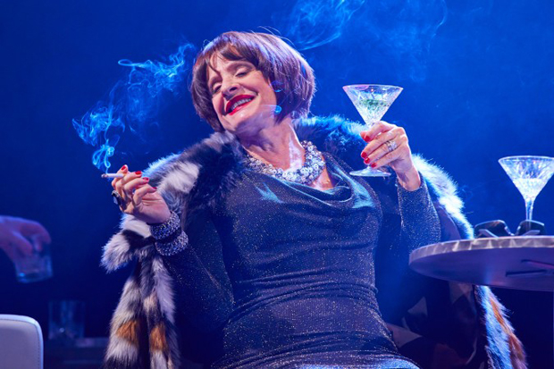 Patti LuPone as Joanne in Company.