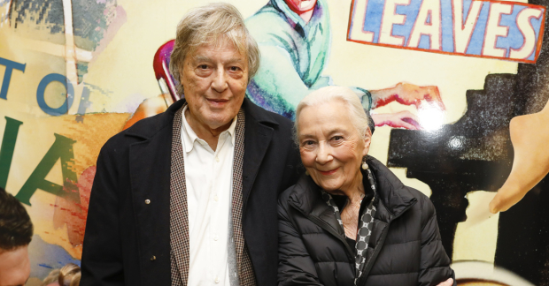 Playwright Tom Stoppard with My Fair Lady&#39;s Rosemary Harris.