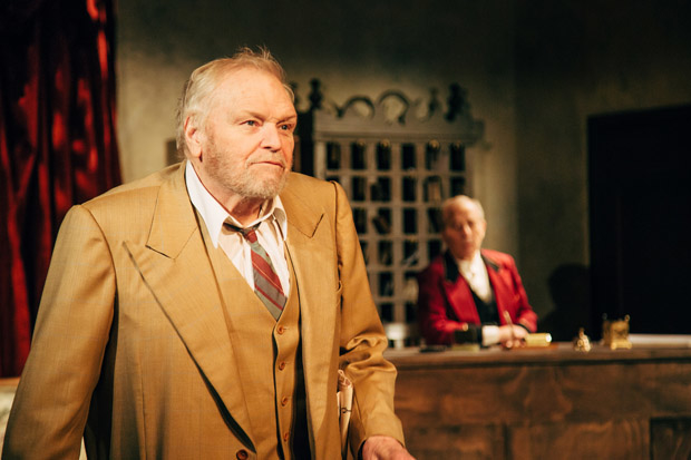 Brian Dennehy in Hughie, directed by Steven Robman, at Geffen Playhouse.