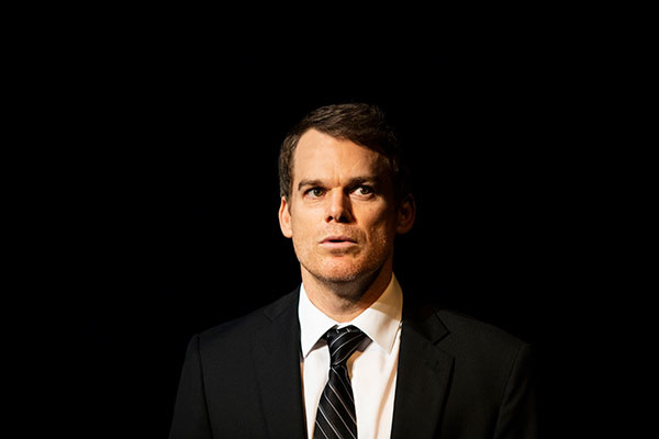 Michael C. Hall in Thom Pain.
