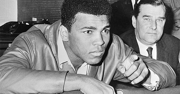 Muhammad Ali during the &quot;Rumble in the Jungle.&quot;