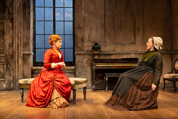Kellie Overbey and Ann McDonough star in A Doll&#39;s House, Part 2, directed by Betsy Aidem, at George Street Playhouse.