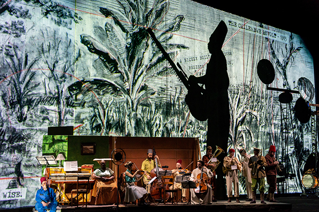 Orchestral collective the Knights provides live music throughout The Head &amp; the Load, conceived and directed by William Kentridge, at Park Avenue Armory.  