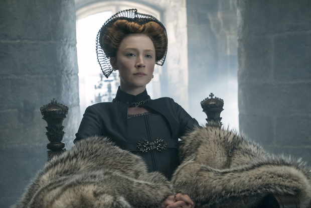 Saoirse Ronan as Mary Stuart in Mary, Queen of Scots.