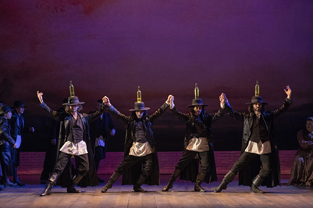 The bottle dance from the national touring production of Fiddler on the Roof.