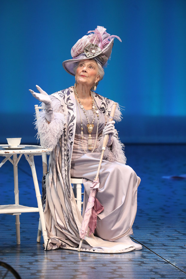 Rosemary Harris as Mrs. Higgins in My Fair Lady on Broadway.