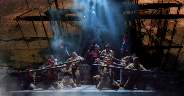 A scene from the 25th anniversary production of Les Misérables.