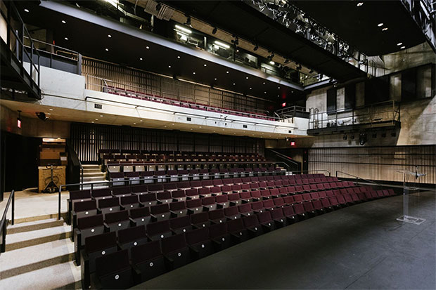 The house of the Newman Mills Theater at the Robert W. Wilson MCC Theater Space.