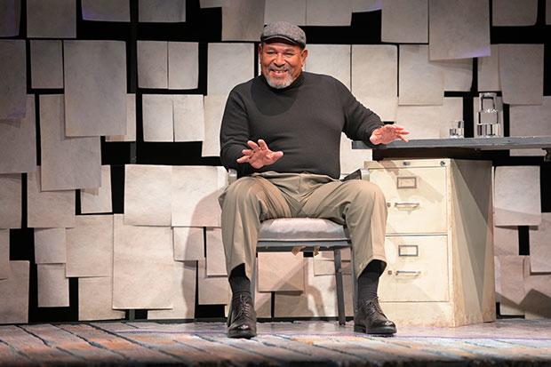 Steven Anthony Jones stars as August Wilson in How I Learned What I Learned, beginning performances tonight at Marin Theatre Company.