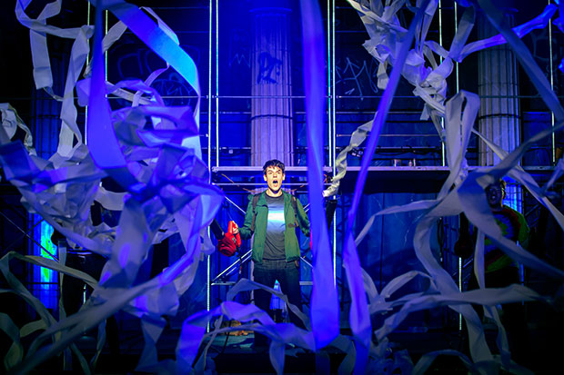 Chris McCarrell stars as Percy Jackson in the national tour of The Lightning Thief: The Percy Jackson Musical.