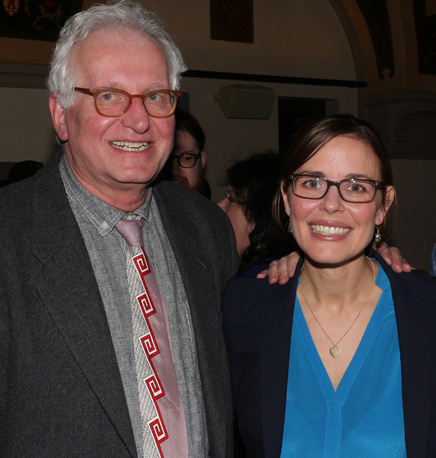 Encores! Artistic Director Jack Viertel with newly named resident director Lear deBessonet.