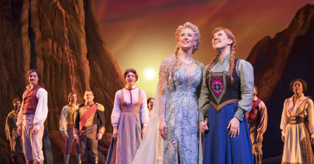 A scene from Frozen on Broadway at the St. James Theatre.