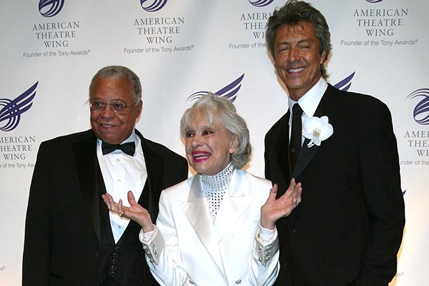 Carol Channing was honored alongside James Earl Jones and Tommy Tune at the 2007 American Theatre Wing Spring Gala.