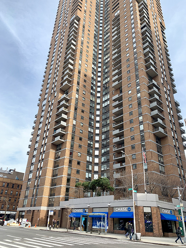 Manhattan Plaza is a residential tower with artist housing.