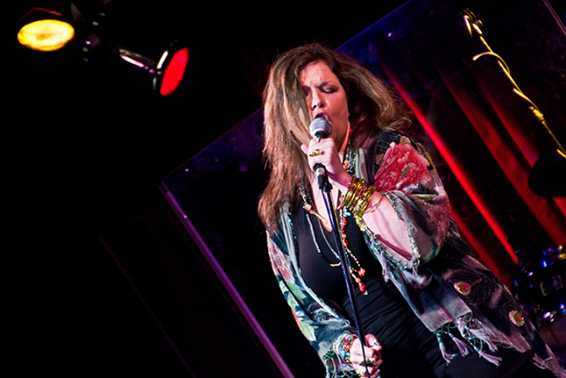 Mary Bridget Davies&#39;s Tony-nominated performance as Janis Joplin in A Night With Janis Joplin can now be streamed on BroadwayHD.