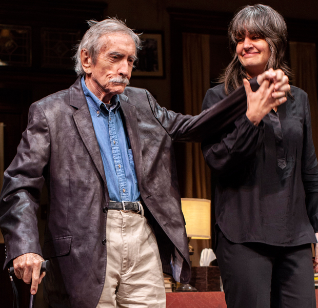 The late Edward Albee with Pam McKinnon, who will direct a new production of Albee&#39;s Seascape at American Conservatory Theater.