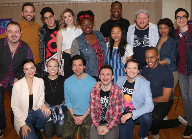The full company of Broadway&#39;s Be More Chill.