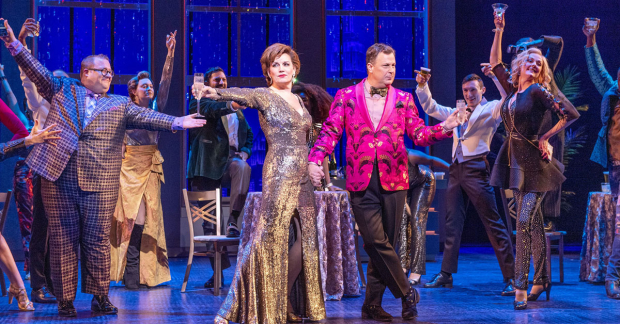Beth Leavel and Brooks Ashmanskas (center) in The Prom.