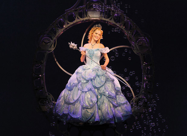 Katie Rose Clarke as Glinda in Wicked on Broadway.

Teal Wicks
Katie Rose Clarke
Kyle Dean Massey