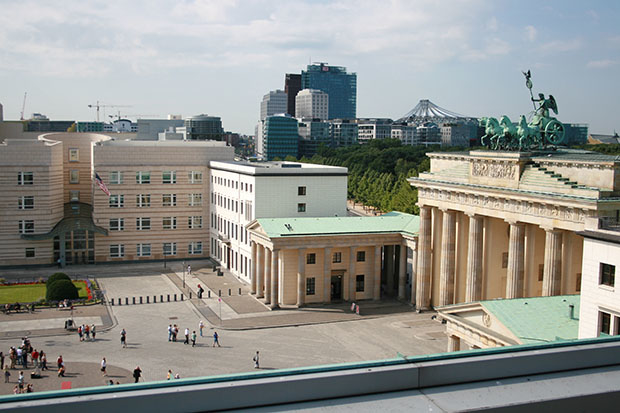 Nassim Soleimanpour visited the US embassy in Berlin to obtain his visa to the United States.