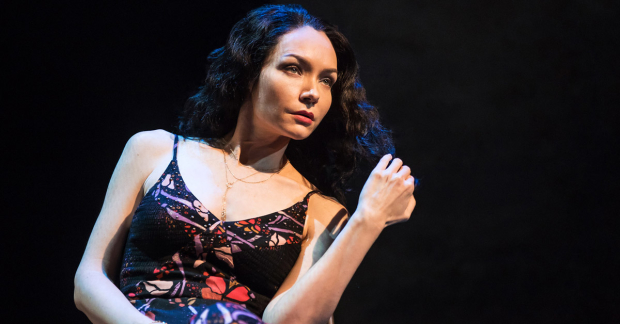 Katrina Lenk in The Band&#39;s Visit on Broadway.