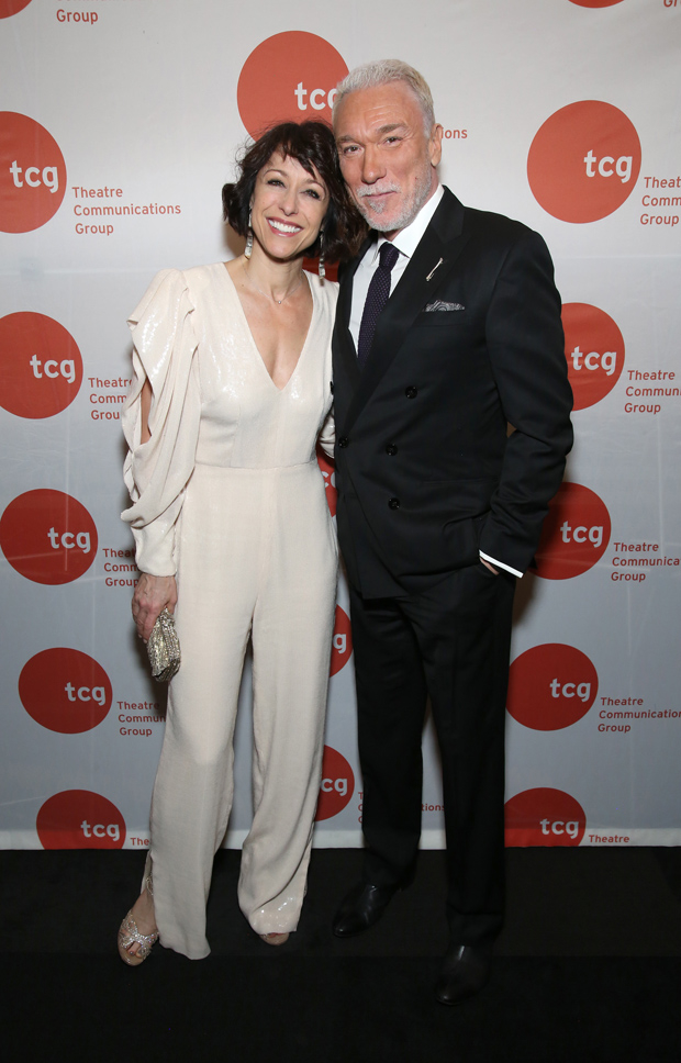 Paige Davis and Patrick Page attend the TCG gala at the Edison Ballroom.