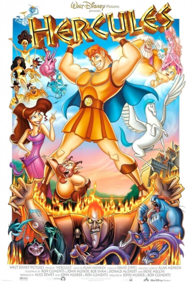 The original poster for Disney&#39;s Hercules.