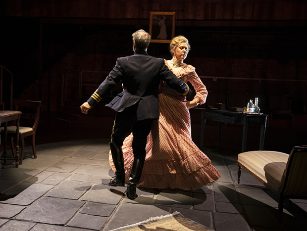 Richard Topol (Edgar) and Cassie Beck (Alice) in Conor McPherson&#39;s adaptation of August Strindberg&#39;s The Dance of Death, directed by Victoria Clark.