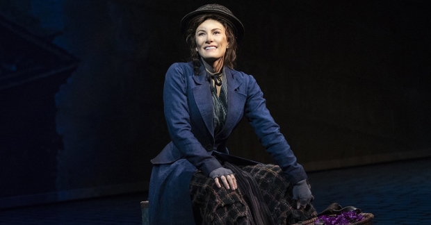 Laura Benanti as Eliza Doolittle in My Fair Lady on Broadway.