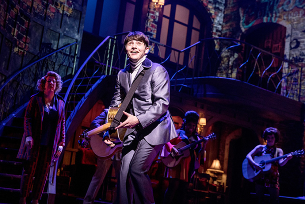 Jonny Amies stars as Peter Noone in My Very Own British Invasion, directed by Jerry Mitchell, at Paper Mill Playhouse.