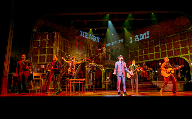 The company of My Very Own British Invasion, running through March 3 at Paper Mill Playhouse.