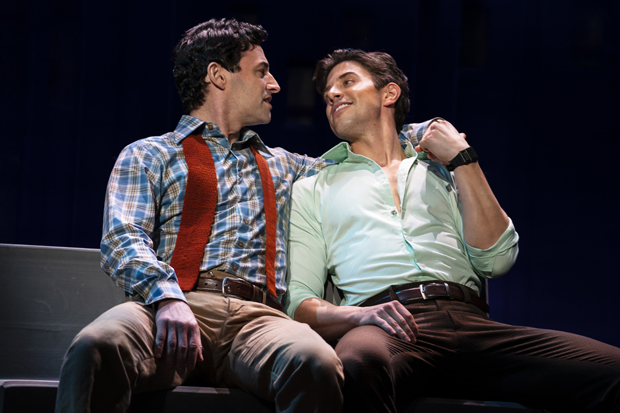 Max von Essen and Nick Adams, from the First National Tour of Falsettos.