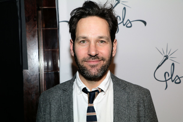 Paul Rudd at the opening of Freestyle Love Supreme.