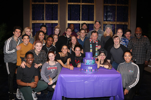Happy 100th performance to the cast of The Prom!