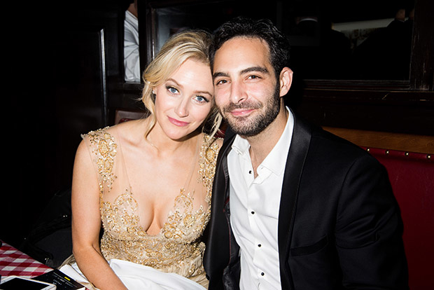 Broadway star Betsy Wolfe poses with her husband, Adam Krauthamer, who is the newly elected president of Local 802.
