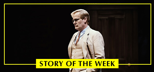 Jeff Daniels stars in Aaron Sorkin&#39;s adaptation of Harper Lee&#39;s To Kill a Mockingbird, directed by Bartlett Sher, at Broadway&#39;s Shubert Theatre.