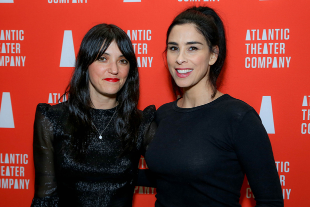 Sarah Silverman (right) chose one of the songs performed at the Atlantic Theater Company gala, and Sharon Van Etten (left) was one of the performers.