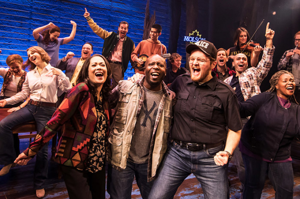 The North American touring cast of Come From Away, stopping next in Vancouver. 