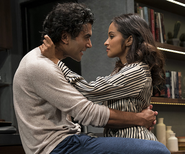 Sendhil Ramamurthy and Kavi Ladnier star in Rehana Lew Mirza&#39;s Hatef**k, directed by Adrienne Campbell-Holt, at WP Theater.