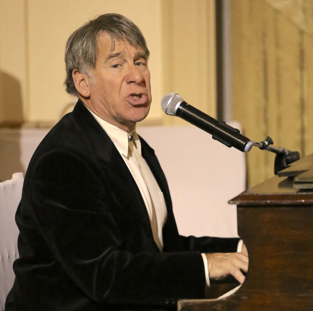 Stephen Schwartz performs at the Golden Shamrock Gala.