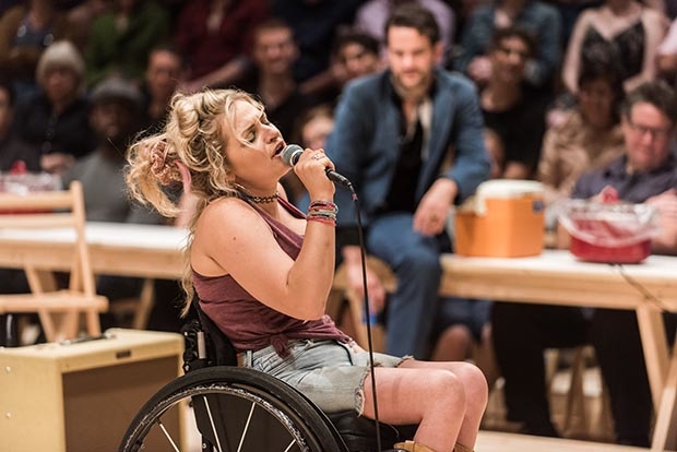 Ali Stroker stars as Ado Annie in the Broadway revival of Oklahoma!