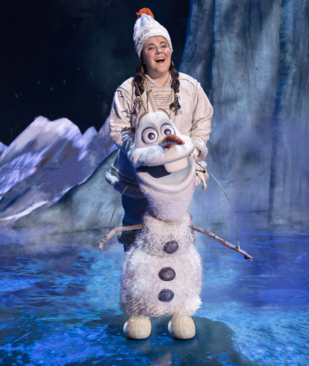 Ryann Redmond is the latest actor to take on the role of Olaf in Disney&#39;s Frozen on Broadway.