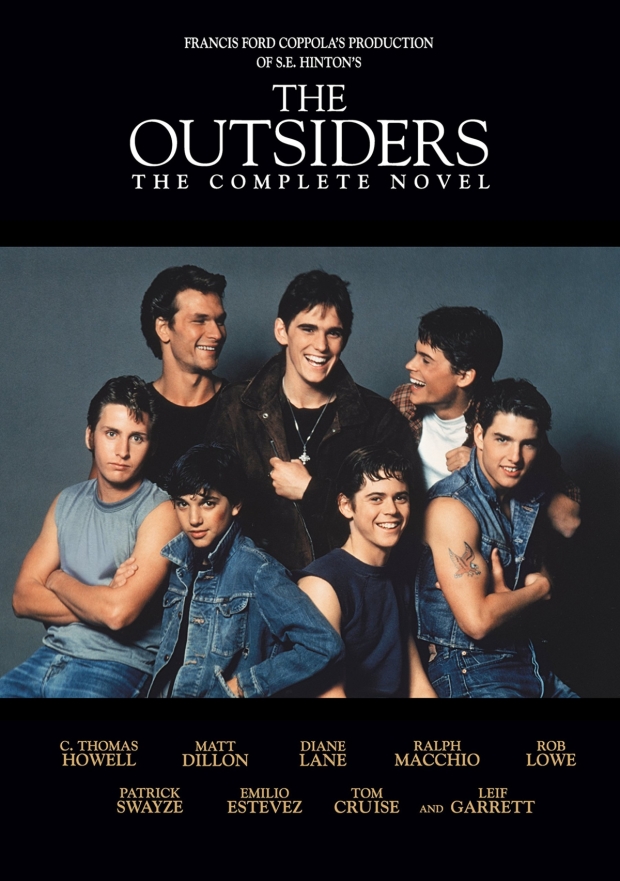 The movie poster for The Outsiders.