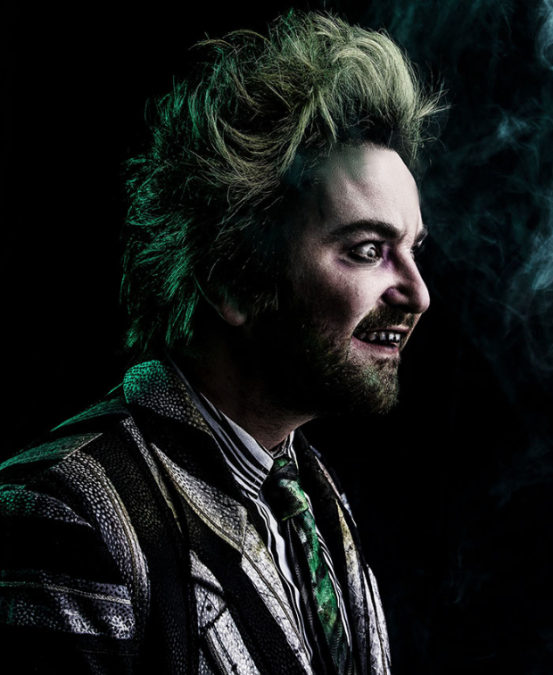 Alex Brightman as the title character in Broadway&#39;s Beetlejuice. 