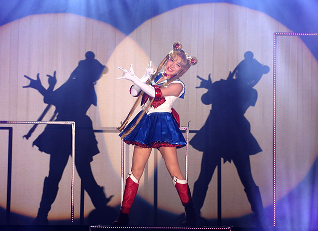 Sailor Moon takes the stage.