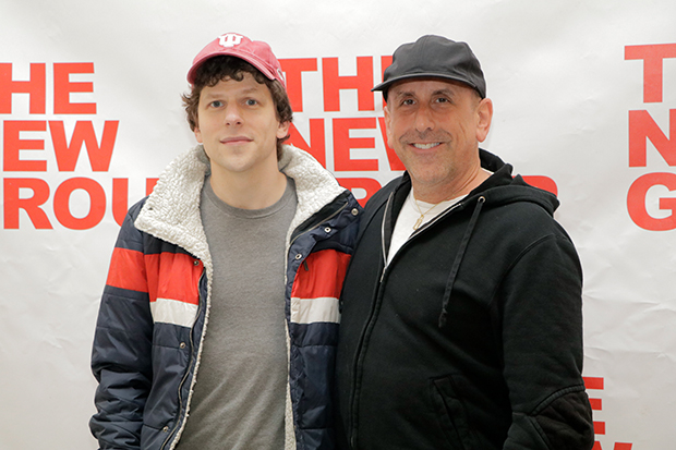 Playwright Jesse Eisenberg and director Scott Elliott.