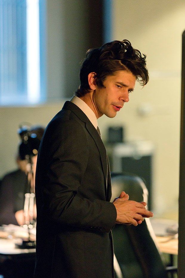 Ben Whishaw in rehearsal for Norma Jeane Baker of Troy.