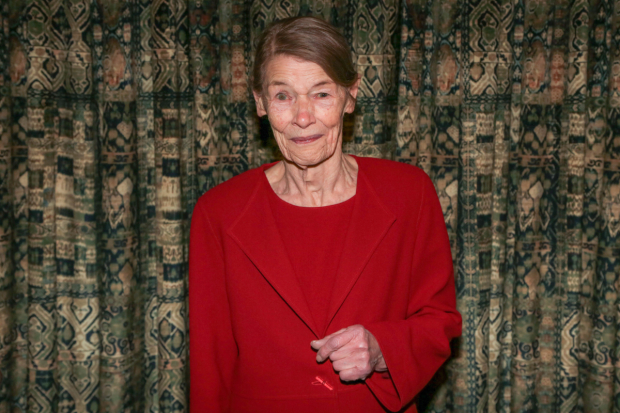 Glenda Jackson celebrates opening night of King Lear.