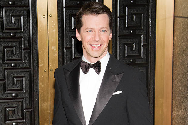 Sean Hayes appears outside Radio City Music Hall, where he hosted the Tonys in 2010.