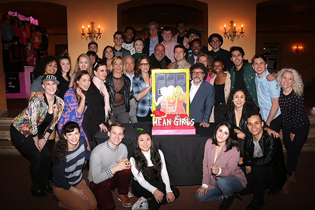 The cast and creative team of Mean Girls celebrates their freshman year on Broadway.